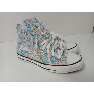 Converse Chuck‎ Taylor Women 8 High Gnarly Blue Pink  Sneakers